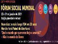 Carta Maior Especial: Fórum Social Mundial - 23 a 31 de janeiro de 2021