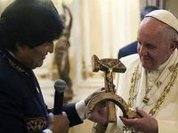 O significado do presente que o Papa Francisco recebeu na Bolívia