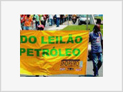 Brasil: Ato pela nacionalização das reservas de petróleo e gás