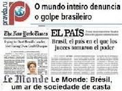 Manchetando o golpe de Estado no Brasil