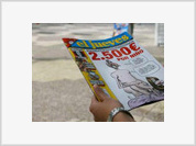 Polícia retira o número  do jornal  com caricatura do Príncipe Felipe