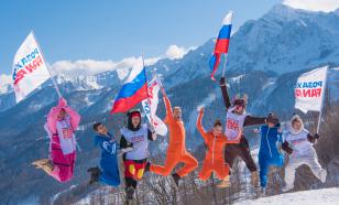 A exposição "História dos Jogos Olímpicos de Inverno" foi realizada com sucesso no Rosa Khutor