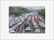 São Paulo com intenso trânsito de veículos no Dia Mundial sem Carro