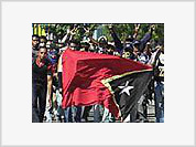 Em Timor- Leste manifestam e roubam