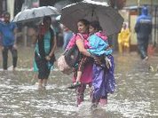 Chuvas extremas no centro da Índia se triplicaram em 65 anos