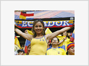Equador e Alemanha defrontam-se hoje em Berlim