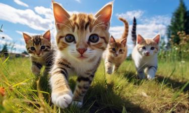 Especialistas explicam por que os gatos encaram paredes e parecem ver “algo invisível”