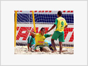 Mundial de futebol de areia: duelo entre Brasil e Portugal