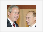 Putin e Bush  se encontrarão  duas vezes