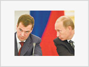 Putin e Medvedev já  distribuiram os cargos entre eles