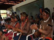 Xinguanos manifestam apoio a Raoni