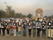 Agricultores da Índia protestam contra presença de Bolsonaro: "Corrupto e repressivo"