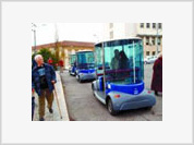 Veículos sem condutor CyberCar circulam em Coimbra