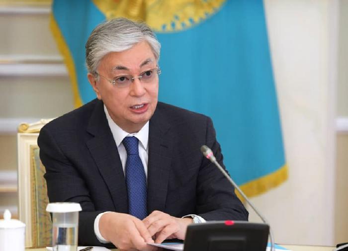 O presidente do Cazaquistão, Tokayev, fez um discurso à nação