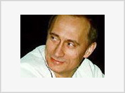 Fans do clube Putin Mania sobre o presidente russo, Vladimir Putin