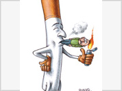Convenção antitabagista: "é proibido fumar"