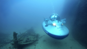 Mini-submarinos navegam pelos Oceanos